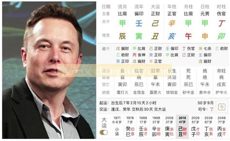 elon musk 八字|Elon Musk马斯克收购Twitter的流年分析及八字简评